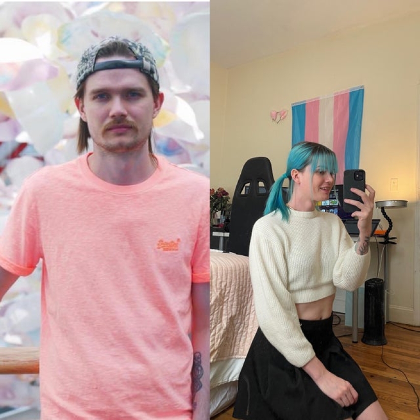 New people: 22 photos of transgender people before and after sex change