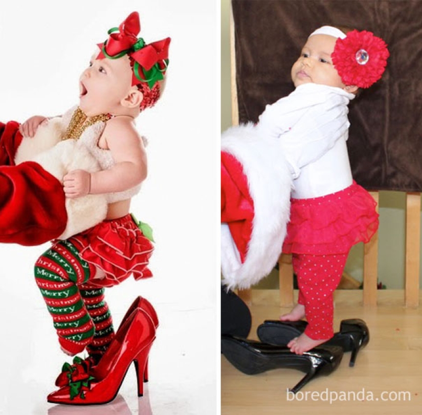 New Year's photo shoot with a child - expectation and reality