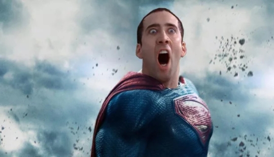 "Nicolas Cage — in Supermen!": the public demands the actor-meme to finally appear in underpants over pants "Nicolas Cage — in Supermen!": the public demands the actor-meme to finally appear in underpants over pants