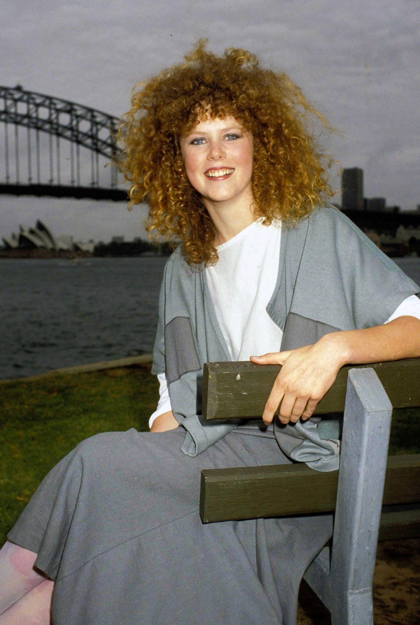 Nicole Kidman in December 1983