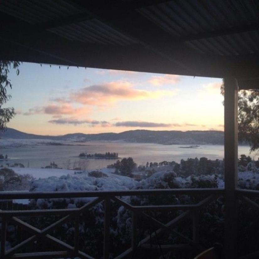 Nieve y escarcha en Australia: ¡milagros y más!