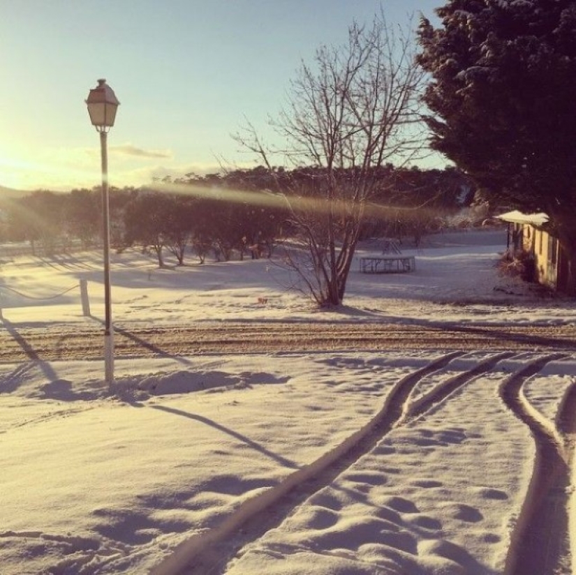 Nieve y escarcha en Australia: ¡milagros y más!