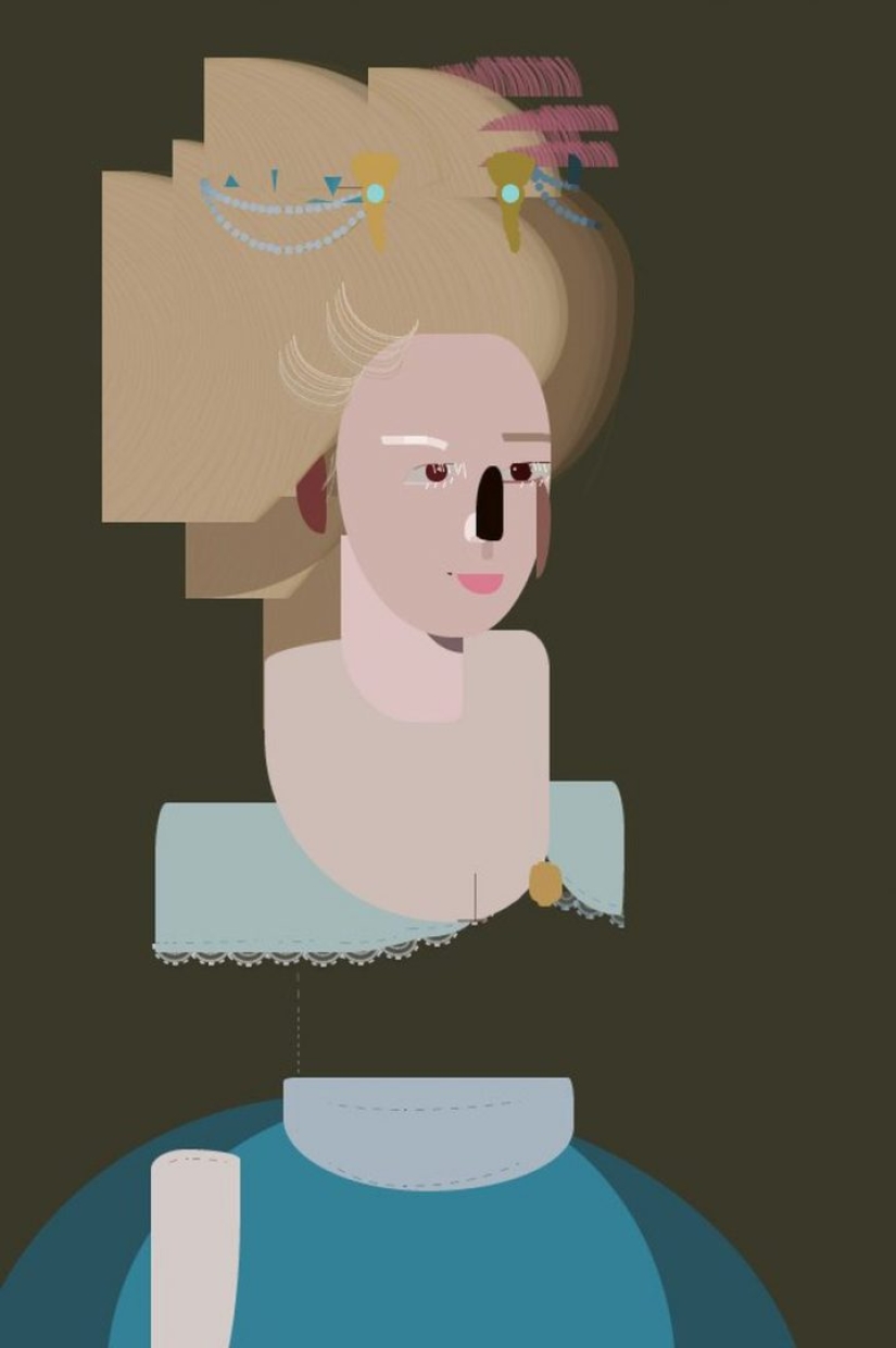 No photoshop: an American woman painted a picture exclusively using HTML and CSS code No photoshop: an American woman painted a picture exclusively using HTML and CSS code