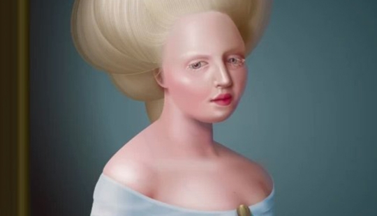 No photoshop: an American woman painted a picture exclusively using HTML and CSS code No photoshop: an American woman painted a picture exclusively using HTML and CSS code