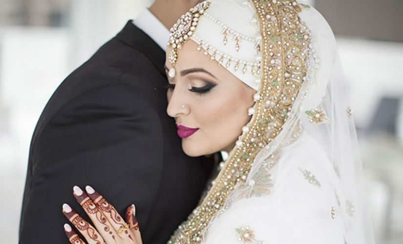 Novias deslumbrantemente hermosas en hijabs