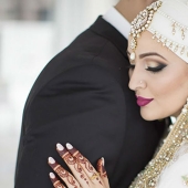 Novias deslumbrantemente hermosas en hijabs