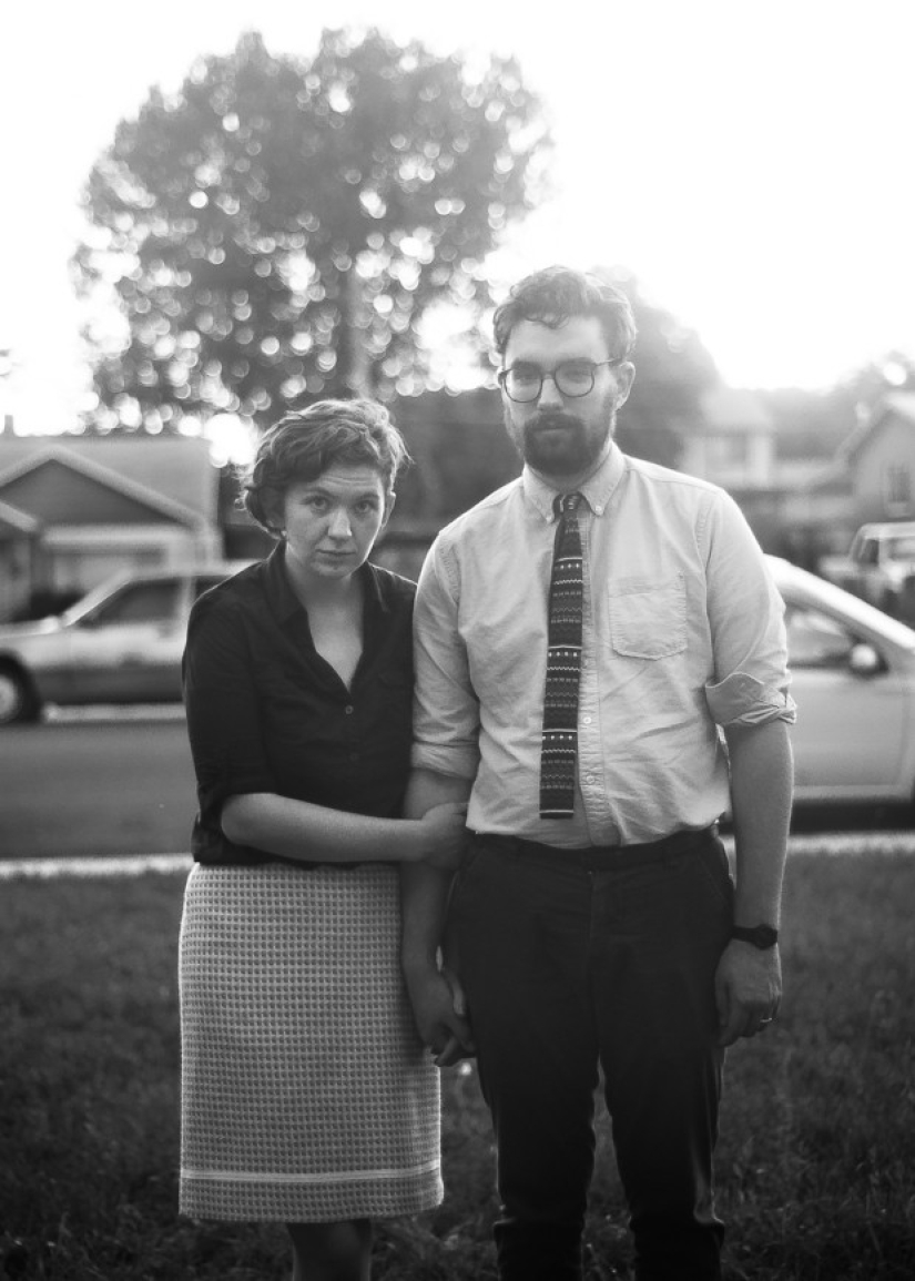 Nude portraits where the photographer himself is naked