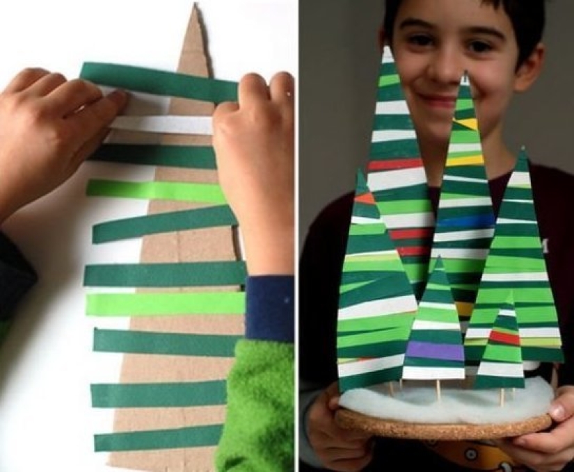 Nuestras manos no son para el aburrimiento: cómo hacer un árbol de Navidad