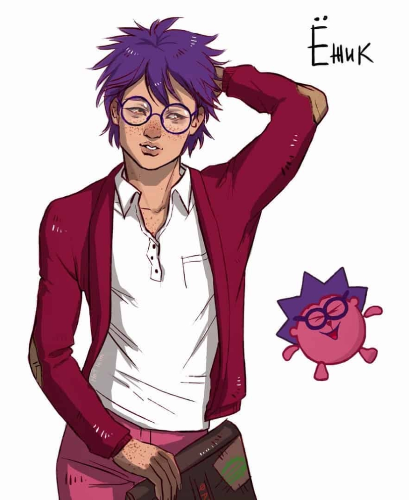 Nyusha sexy y un Cordero de culo fuerte: fantasías sobre el tema de "Smesharikov"