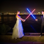 On the bright side: how was the wedding in the style of "Star Wars"