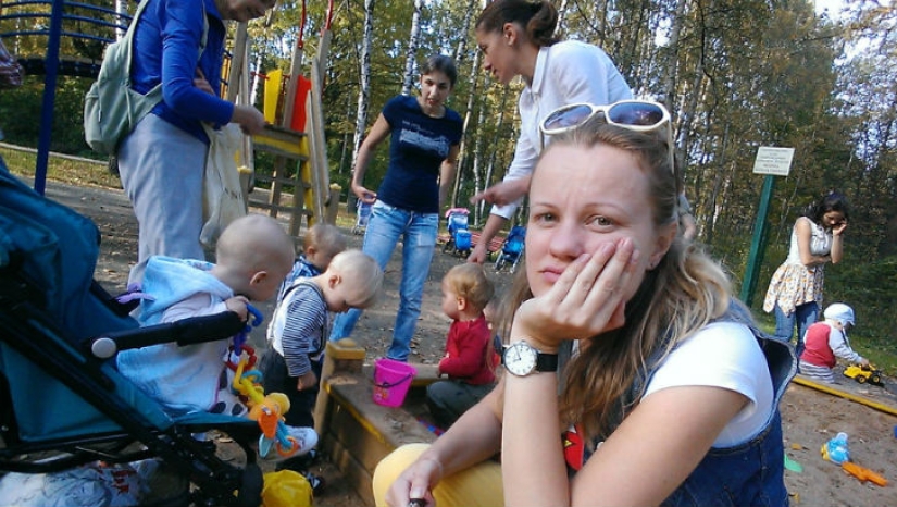 One day in the life of a young Moscow mother