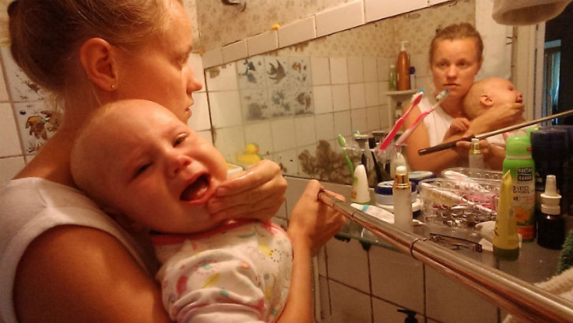 One day in the life of a young Moscow mother