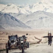 Oriental fairy tale: the photographer took the family on a motorcycle from Romania to Mongolia