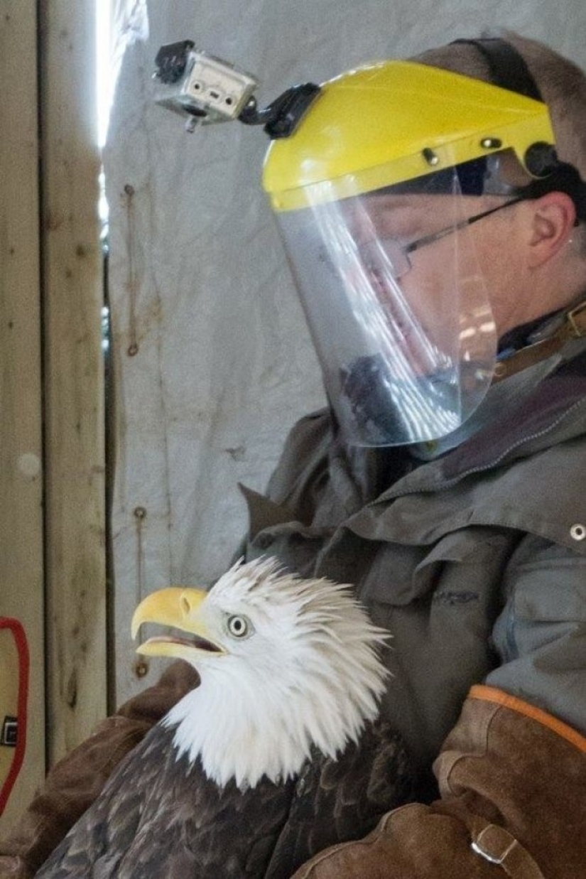 Orlan esperó fielmente a su novia en las ventanas del hospital durante toda una semana