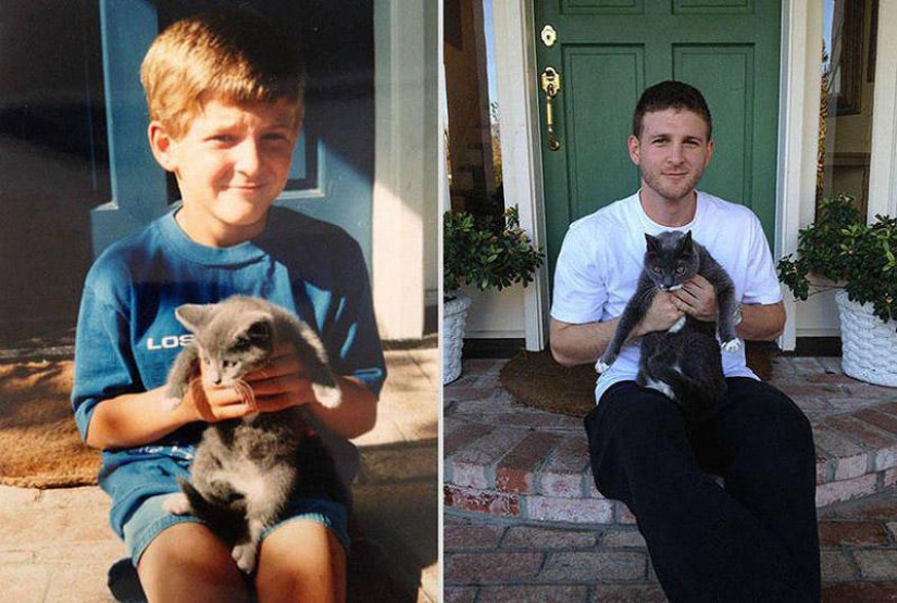 Our favorite animals: photos before and after growing up Our favorite animals: photos before and after growing up