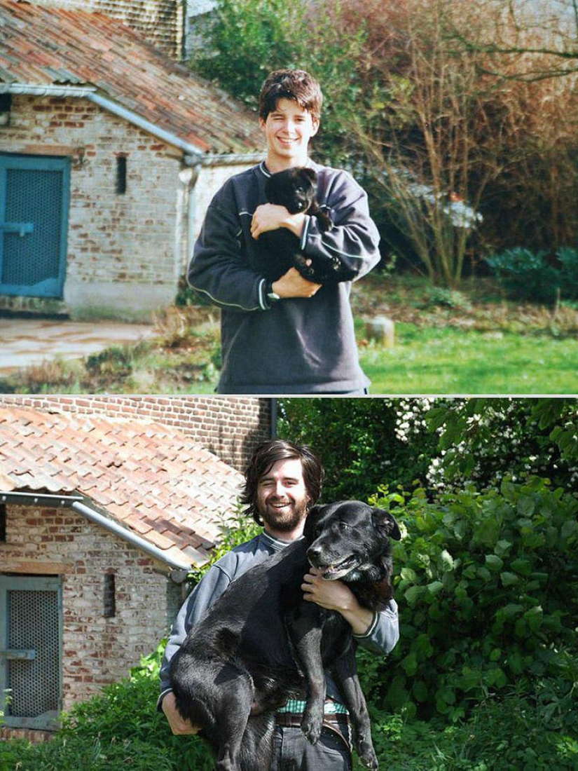 Our favorite animals: photos before and after growing up Our favorite animals: photos before and after growing up