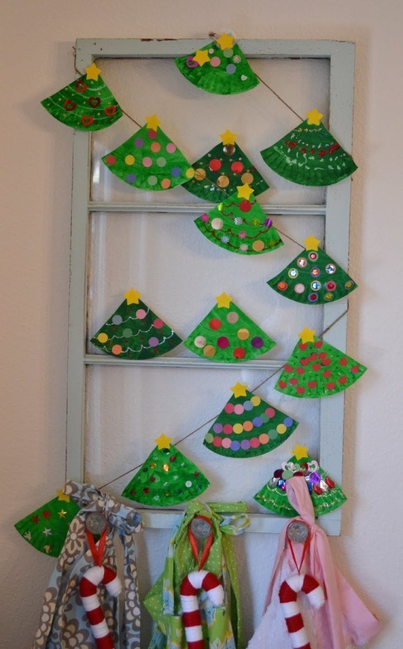Our hands are not for boredom: how to make a Christmas tree