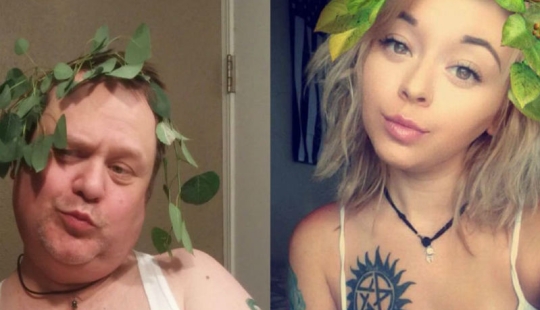 Papá trolea a su hija parodiando su selfie Papá trolea a su hija parodiando su selfie