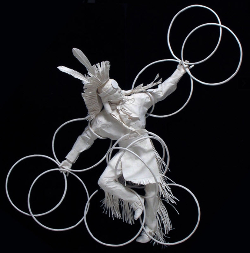 Paper sculptures Paper sculptures