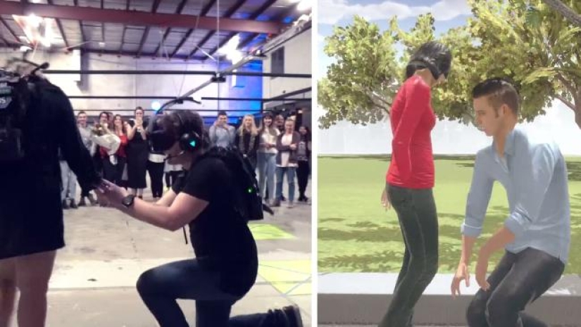 Para proponerle matrimonio a la niña, la australiana reprodujo su lugar favorito de la infancia en realidad virtual Para proponerle matrimonio a la niña, la australiana reprodujo su lugar favorito de la infancia en realidad virtual