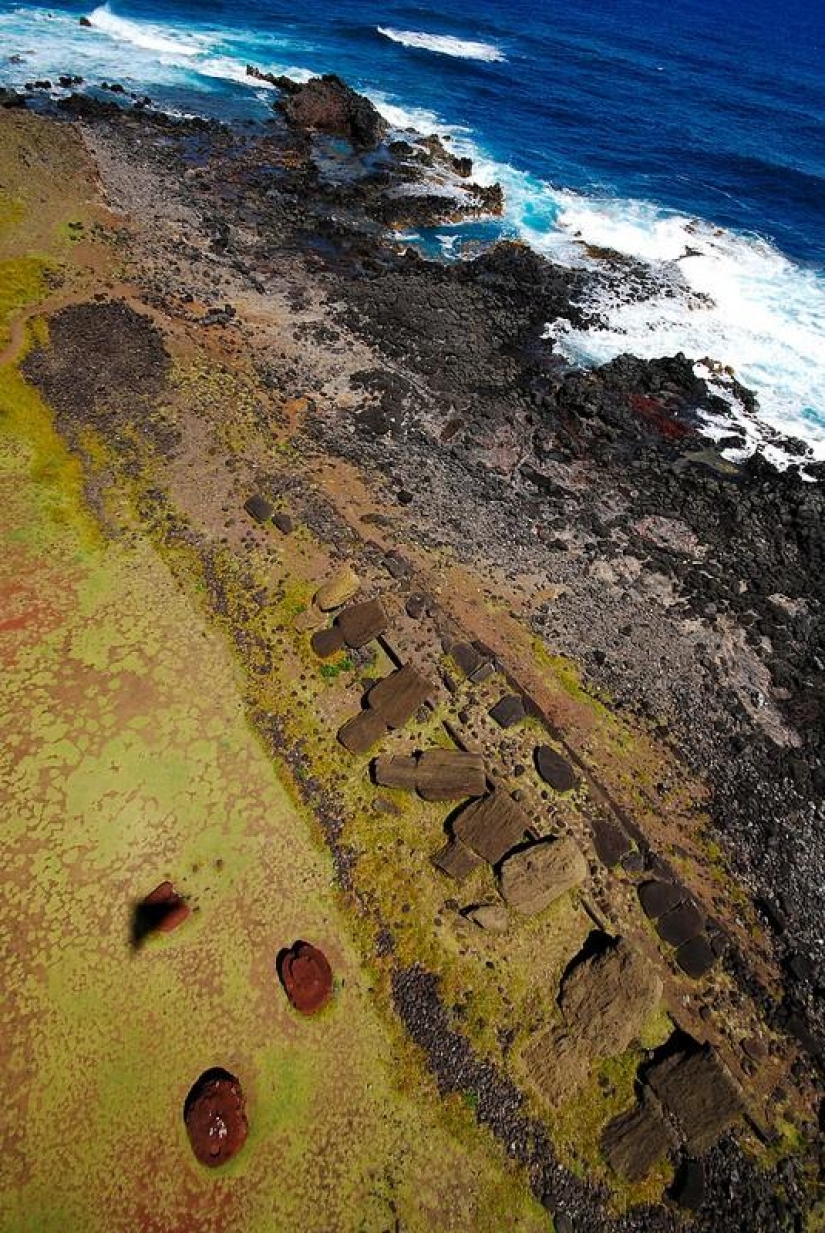 Paraíso polinesio desde la altura de una cometa