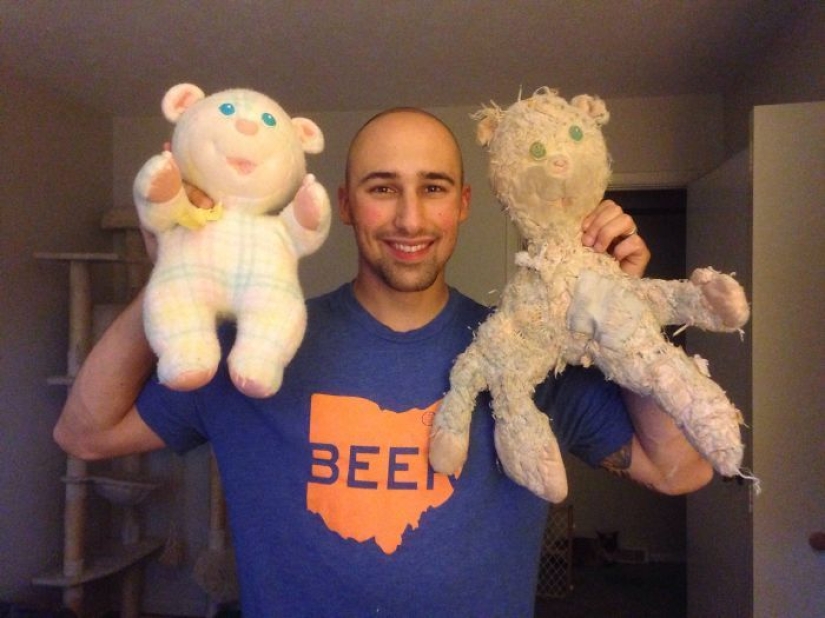 Past vs present: identical toys with an age difference of more than 25 years