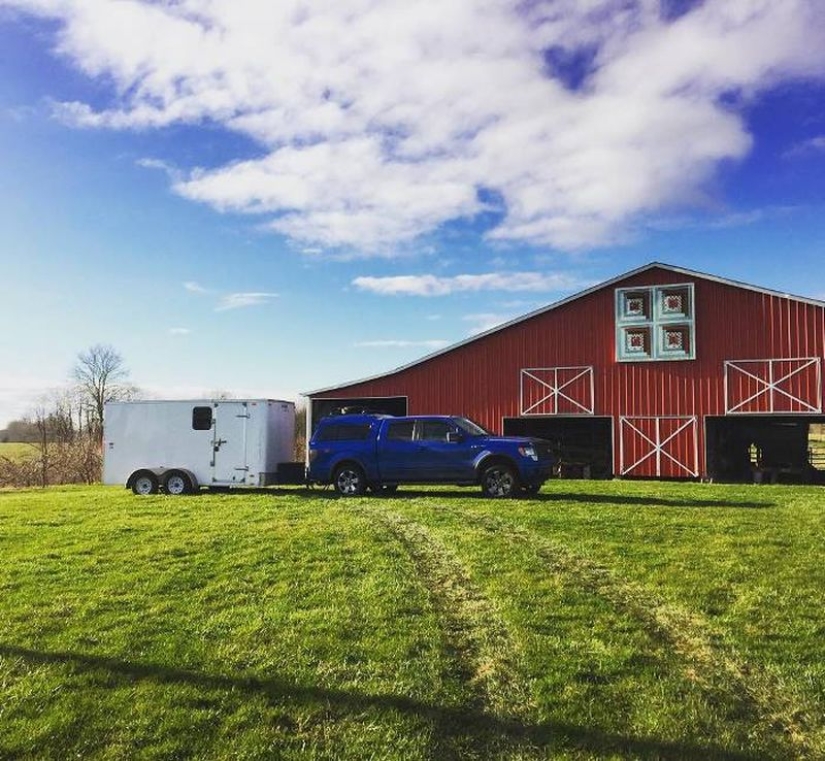 "Pay for gas, not rent": A couple quit their jobs to travel around the US, living in a tiny trailer
