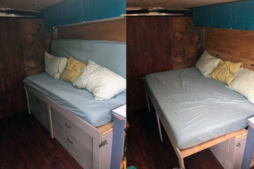 "Pay for gas, not rent": A couple quit their jobs to travel around the US, living in a tiny trailer