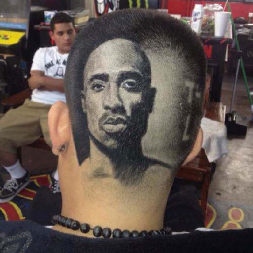 Peluquero crea retratos de celebridades en las cabezas de sus clientes