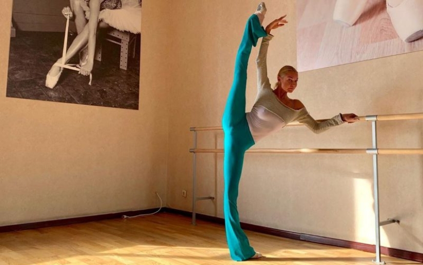 Perder peso Volochkova mostró un carrito del supermercado y molestó a los fanáticos