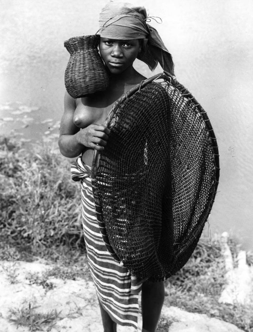 Pescadoras en fotos antiguas