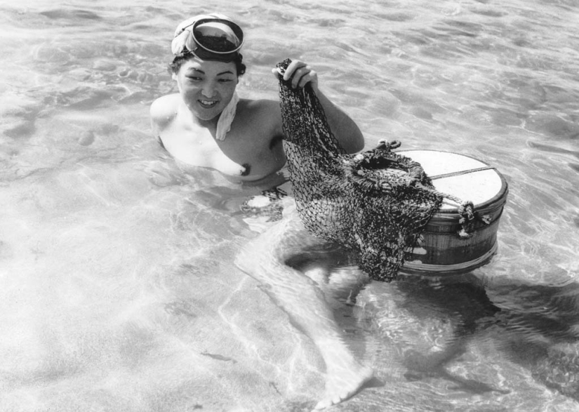 Pescadoras en fotos antiguas