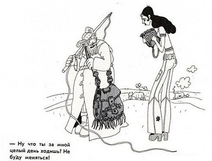 "Petukhippi": how Soviet magazines mocked the dudes