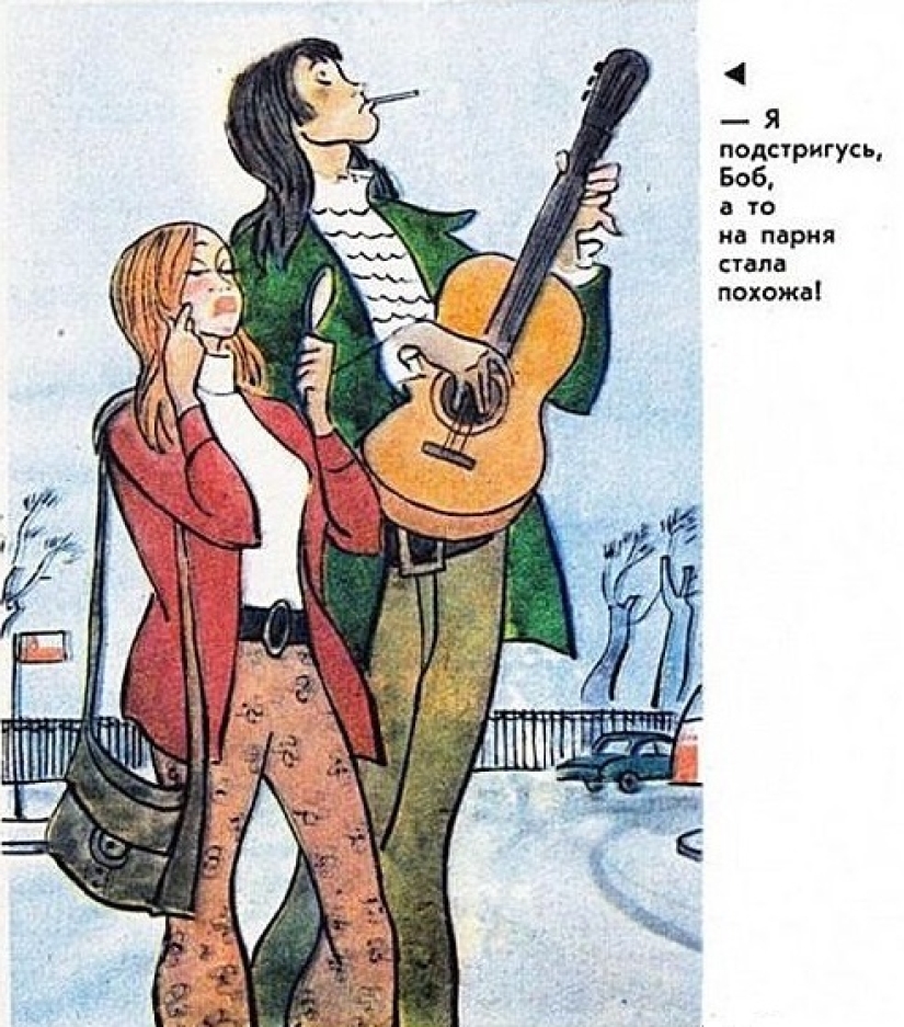 "Petukhippi": how Soviet magazines mocked the dudes