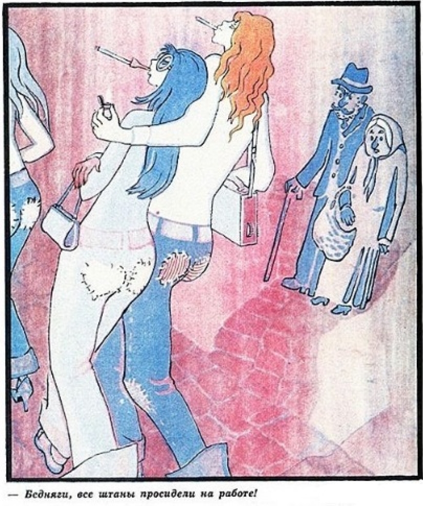 "Petukhippi": how Soviet magazines mocked the dudes