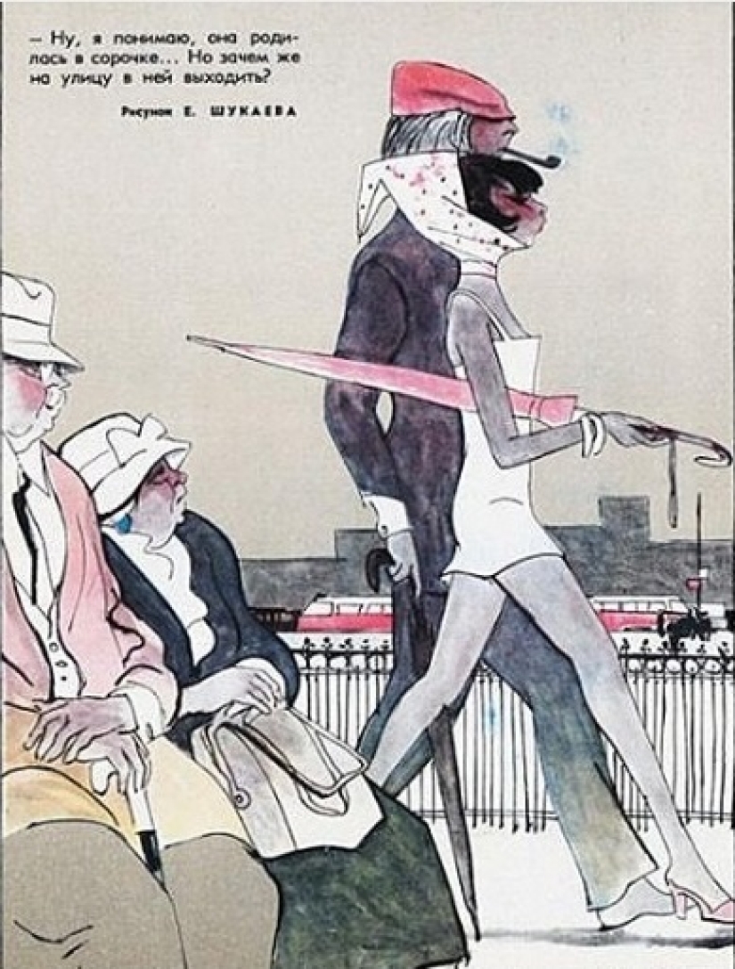 "Petukhippi": how Soviet magazines mocked the dudes