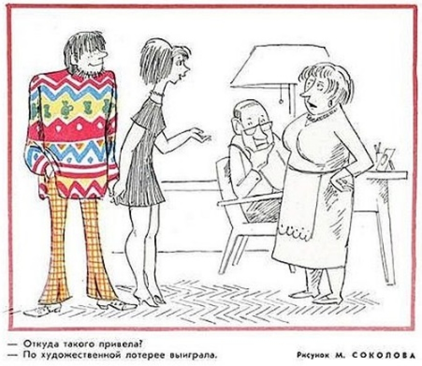 "Petukhippi": how Soviet magazines mocked the dudes