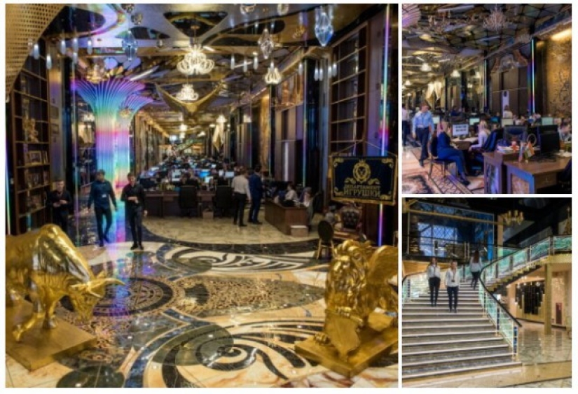 Photo of the Yekaterinburg company's office, which looks more like a palace