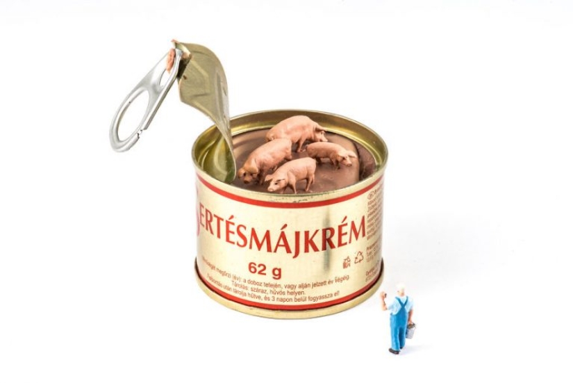 Photographer uses everyday objects to create tiny worlds