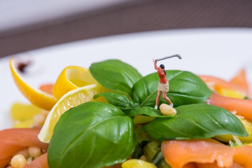 Photographer uses everyday objects to create tiny worlds