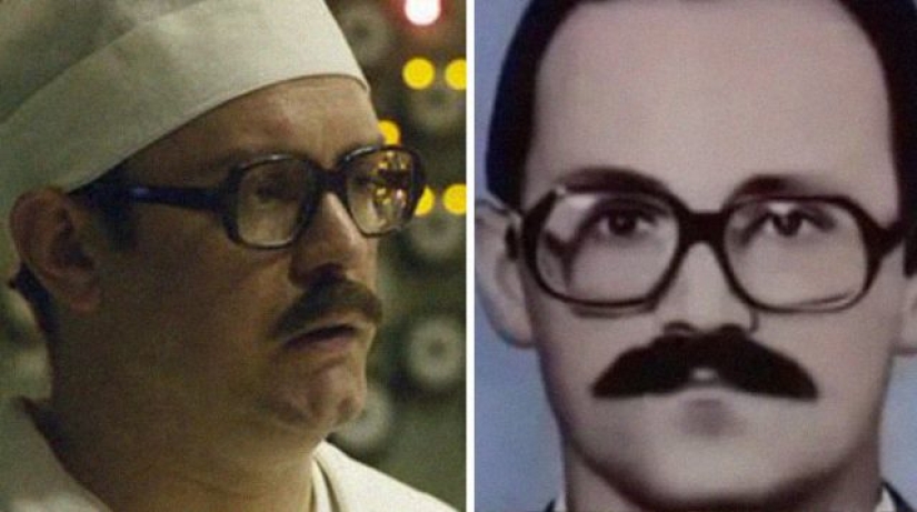 Photos of the actors of the Chernobyl series in comparison with the real participants in the Chernobyl accident