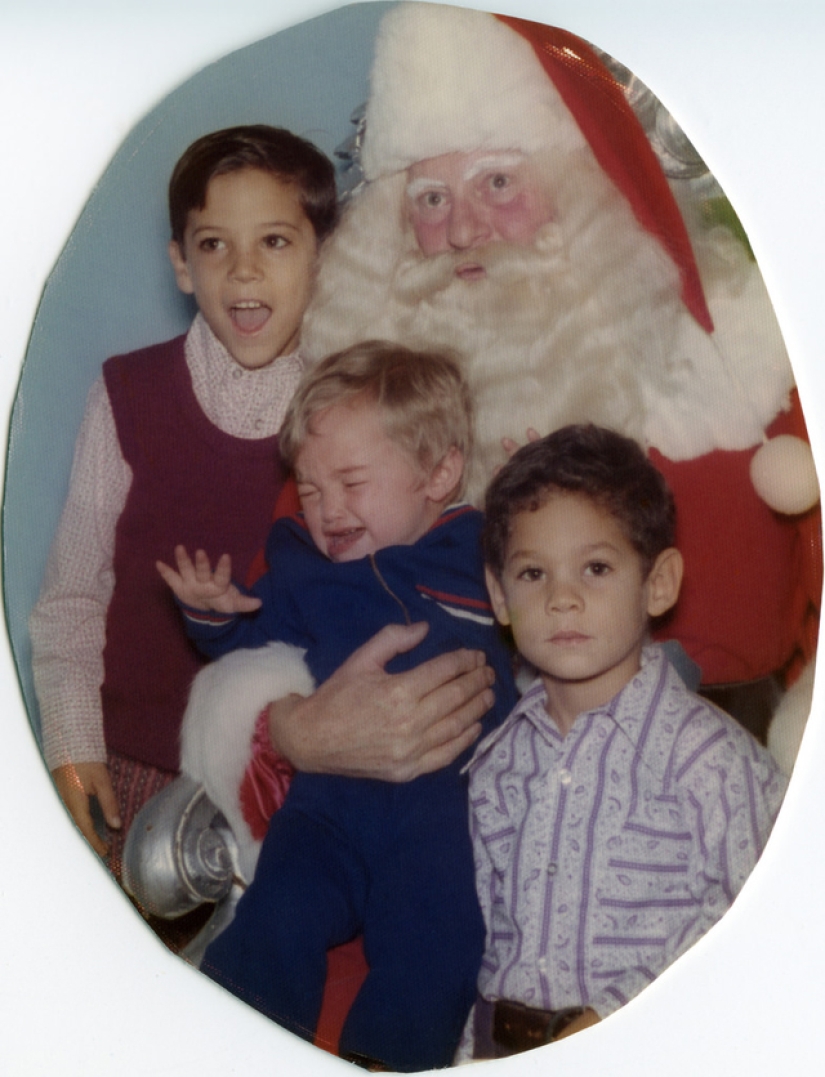 Photos with Santa Claus from the past that will make this man with a cotton wool beard afraid Photos with Santa Claus from the past that will make this man with a cotton wool beard afraid