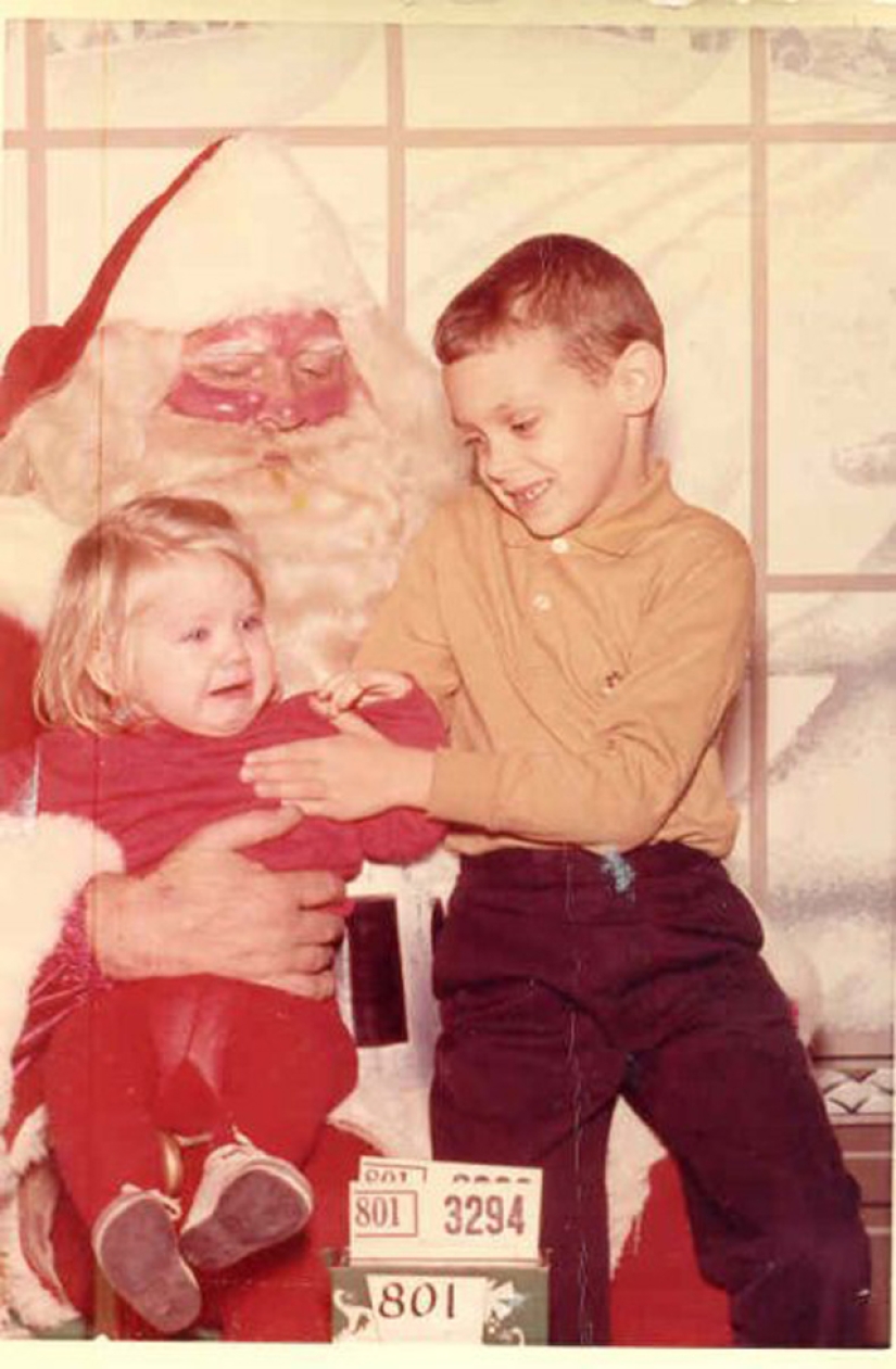 Photos with Santa Claus from the past that will make this man with a cotton wool beard afraid Photos with Santa Claus from the past that will make this man with a cotton wool beard afraid