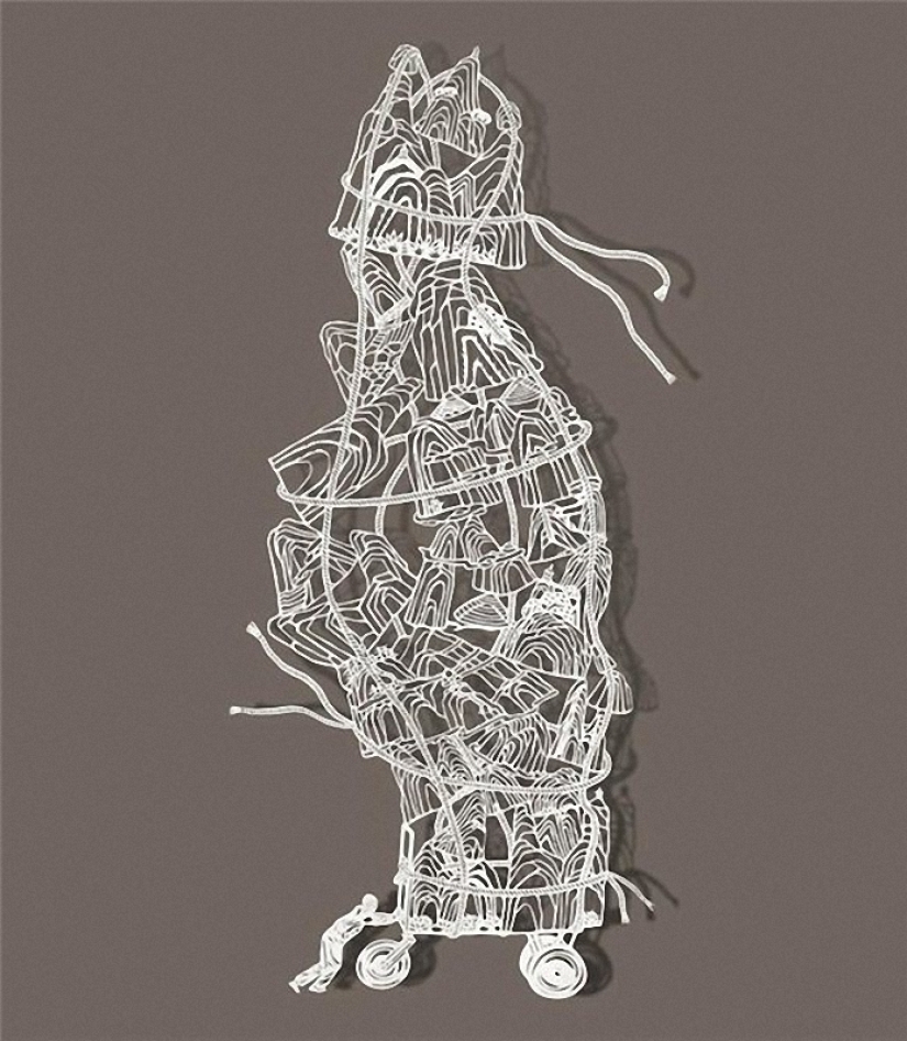 Pinturas de una hoja de papel Pinturas de una hoja de papel