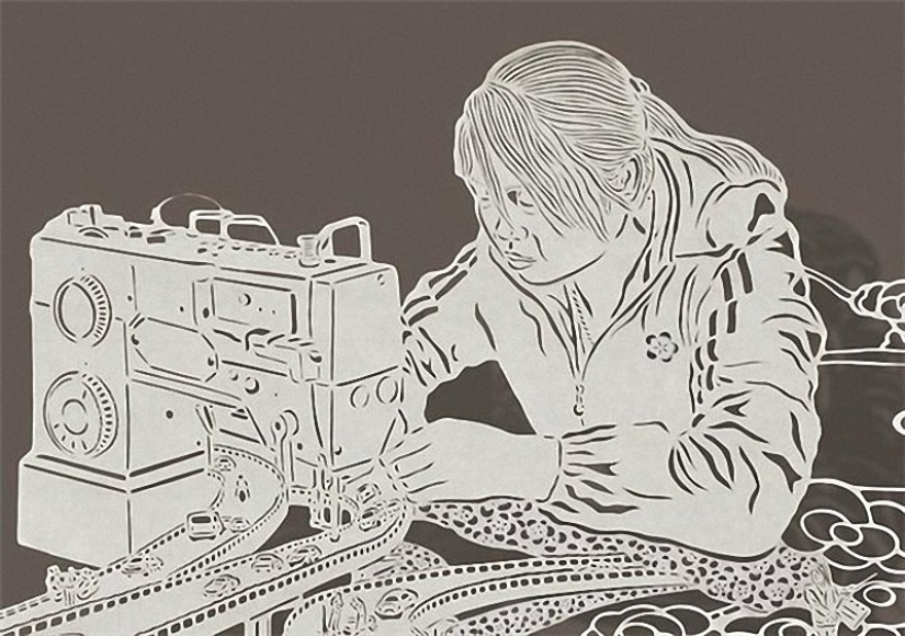 Pinturas de una hoja de papel Pinturas de una hoja de papel