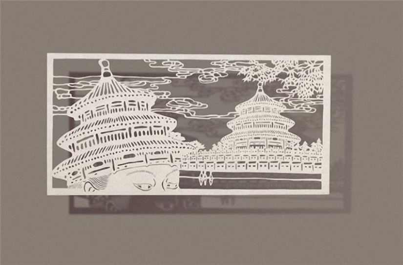 Pinturas de una hoja de papel Pinturas de una hoja de papel