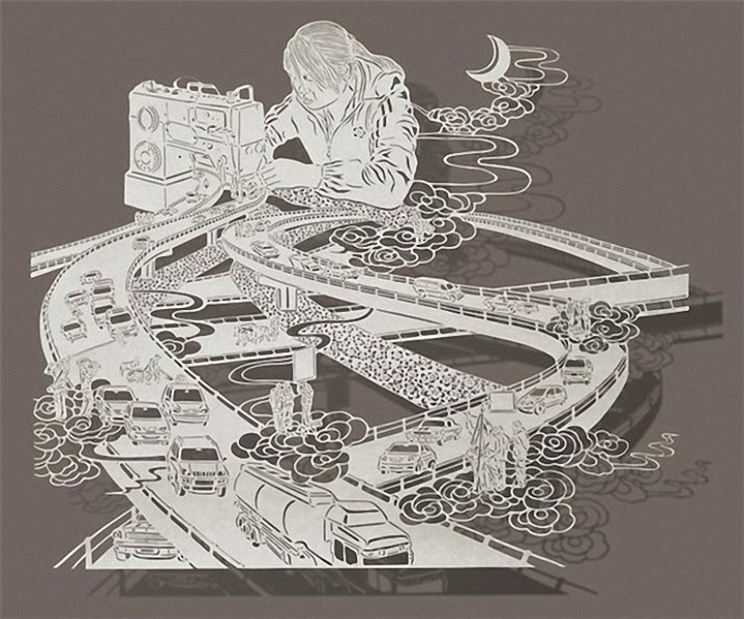 Pinturas de una hoja de papel Pinturas de una hoja de papel