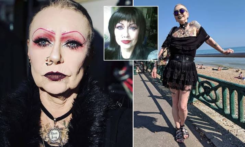 Plata ennegrecida: británico de 57 años se convirtió en gótico después de vencer al cáncer