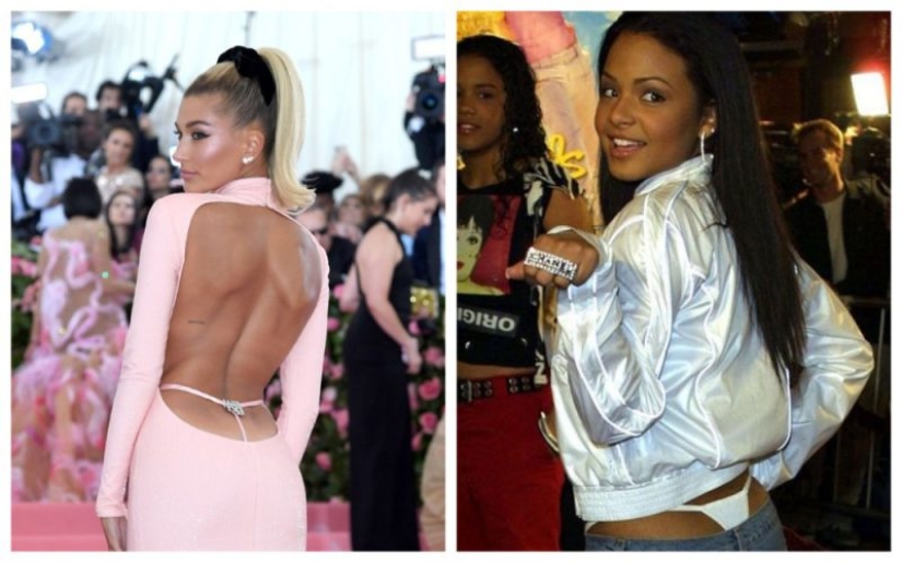 Playful thongs: the naughty fashion of the 90s is back