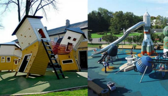 Playgrounds from a Danish company that even adults can't resist